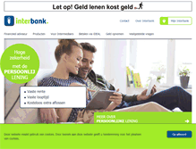 Tablet Screenshot of interbank.nl